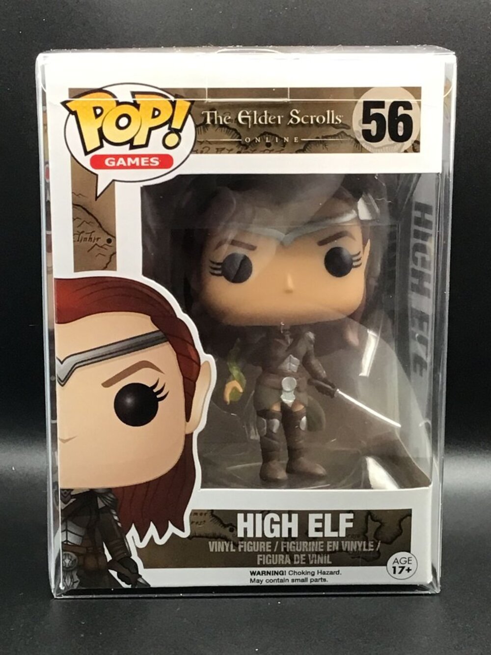 Funko Pop Games Elder Scrolls Online High Elf #56 Vinyl Figure w/Pop Protector